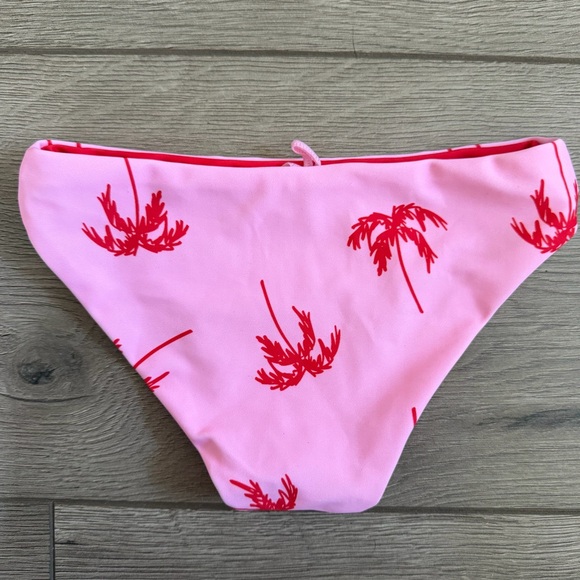 Feather 4 Arrow Pink Palm Tree Kids Swim Set Size 2T - Picture 8 of 8